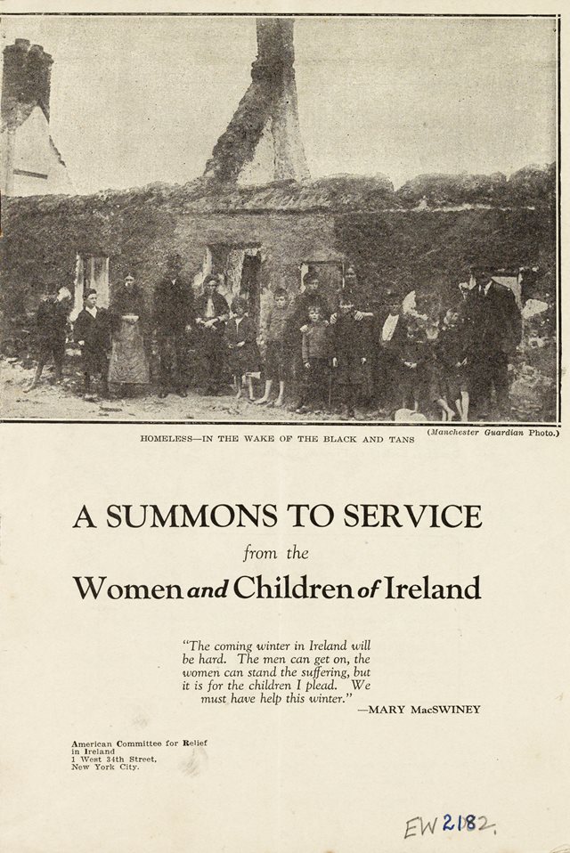 A Summons to Service from the Women and Children of Ireland, 1920