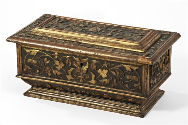 Gilded Wood Coffer
