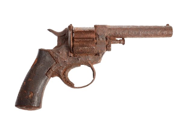 Exploded revolver, Wexford / Carlow, c. 1920 / 1921