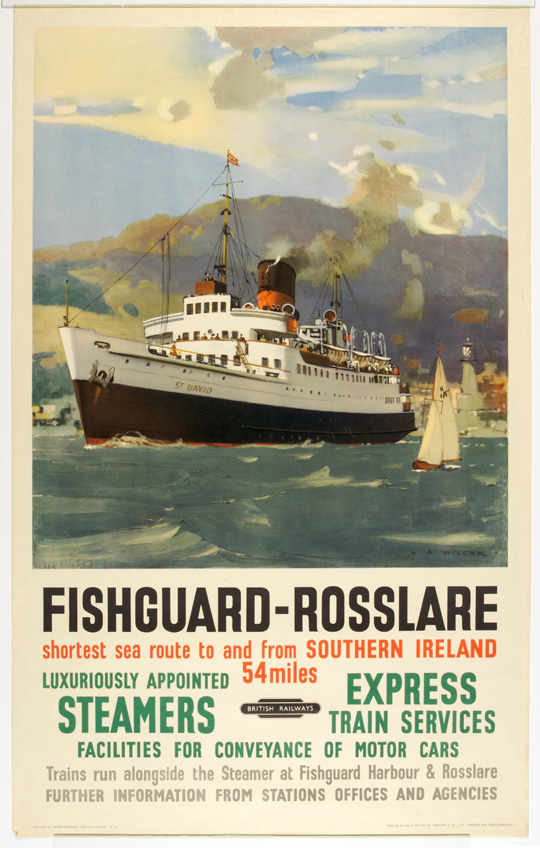 Fishguard-Rosslare. British Railways