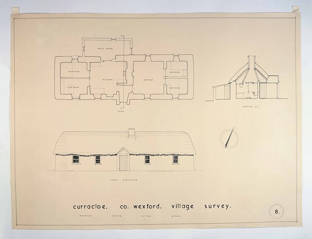 Curracloe, County Wexford, 1944: Architectural Drawings of Traditional Houses