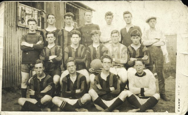 Football Team, Ballykinlar Internment Camp, 1920