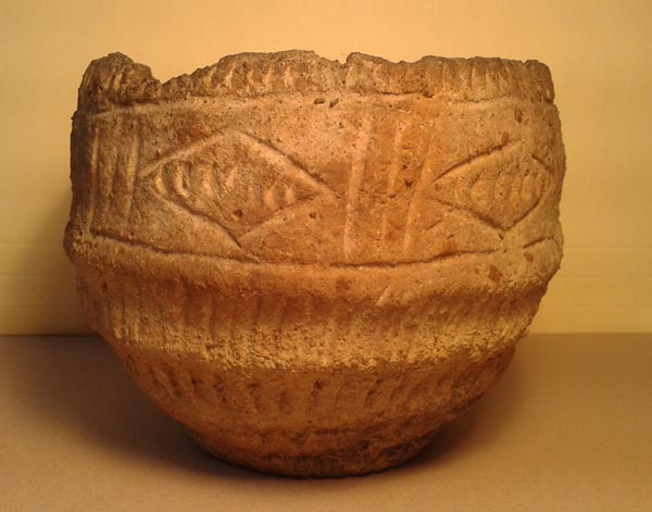 Bronze Age Ribbed Bowl