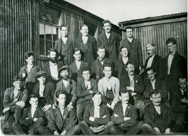 Group of internees, Ballykinlar Internment Camp, 1920-1921