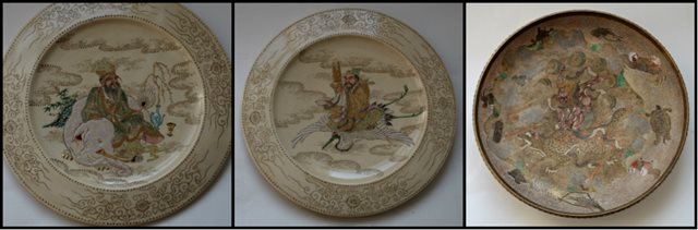 Three Satsuma Plates