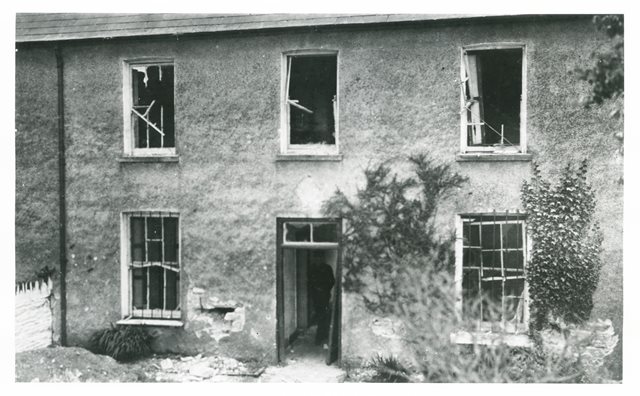 Burned RIC Barracks, Belgooly, 1920