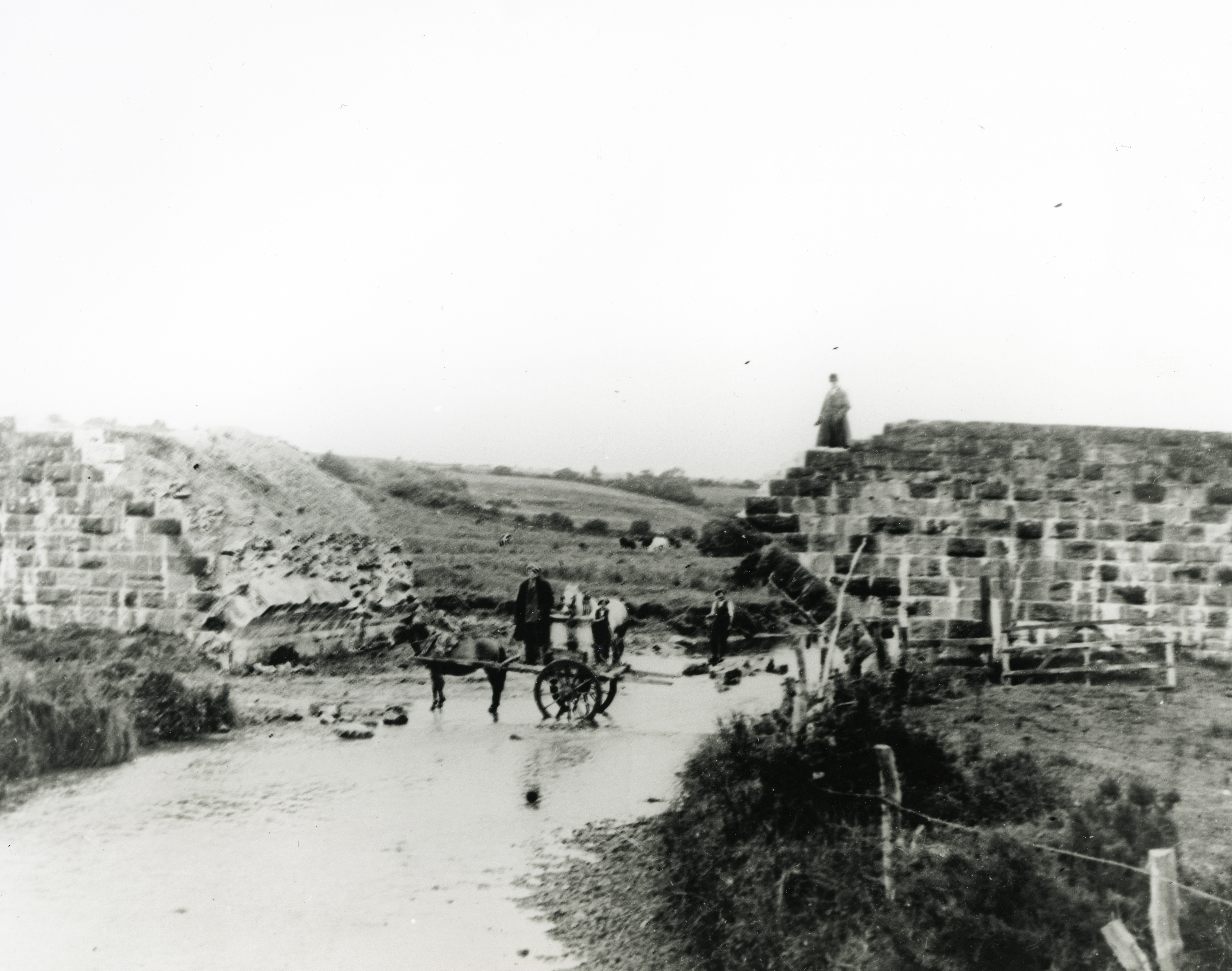 Destroyed bridge, 1920-1921