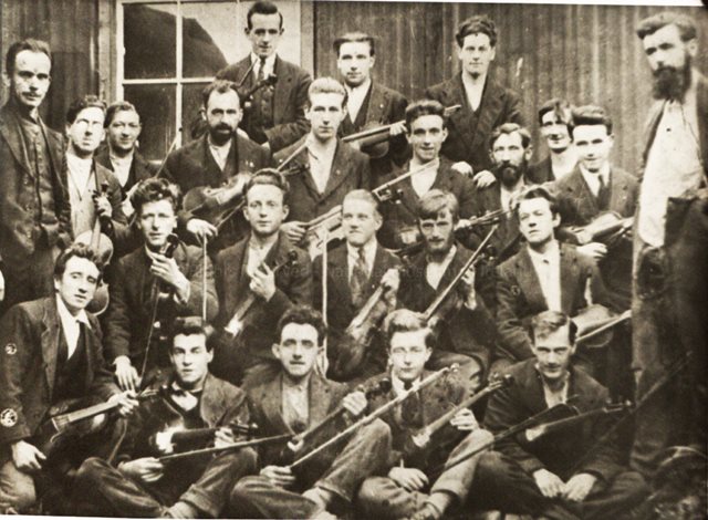 Musicians, Ballykinlar Internment Camp, c. 1920