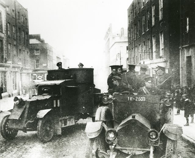 British Army vehicles, Dublin, 1920-1921