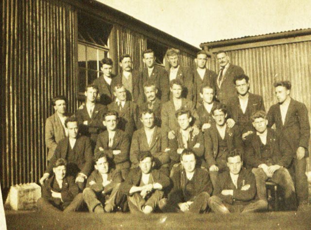 Group of internees, Ballykinlar Internment Camp, c.1920