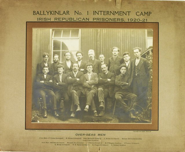 Over-Seas Men, Ballykinlar Internment Camp, 1920-1921