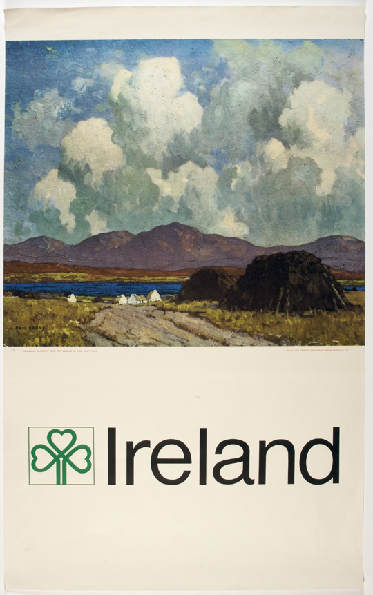 Ireland. Connemara Landscape from the original by Paul Henry RHA
