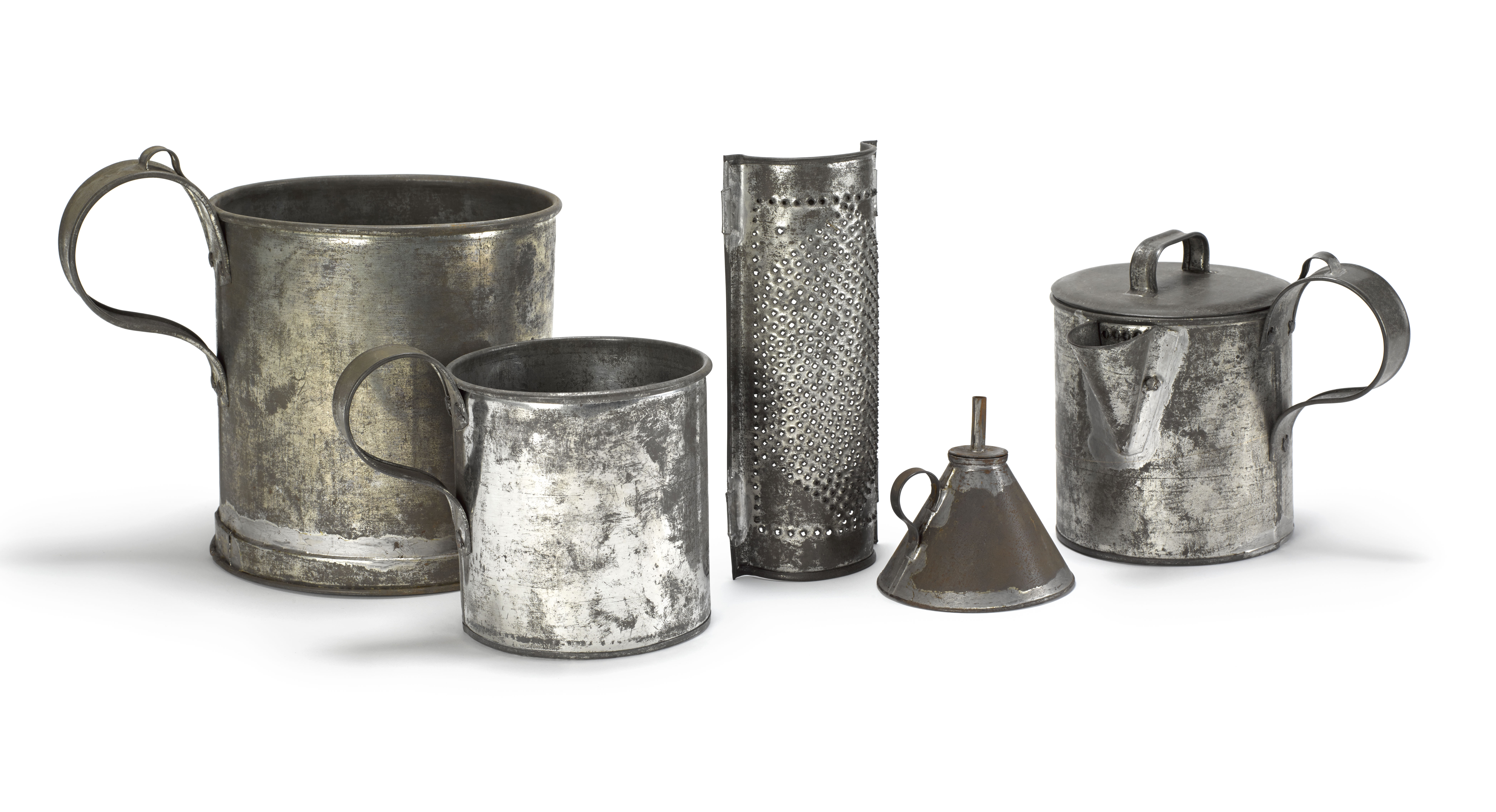 Group of tin objects | National Museum of Ireland
