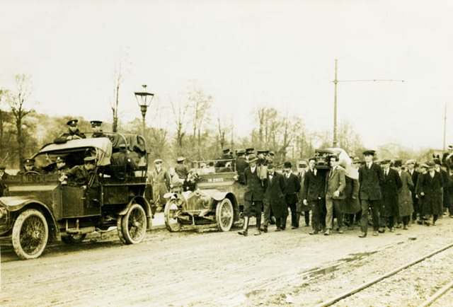 Funeral for men of 1st Battalion, Cork No. 1 Brigade, March 1921