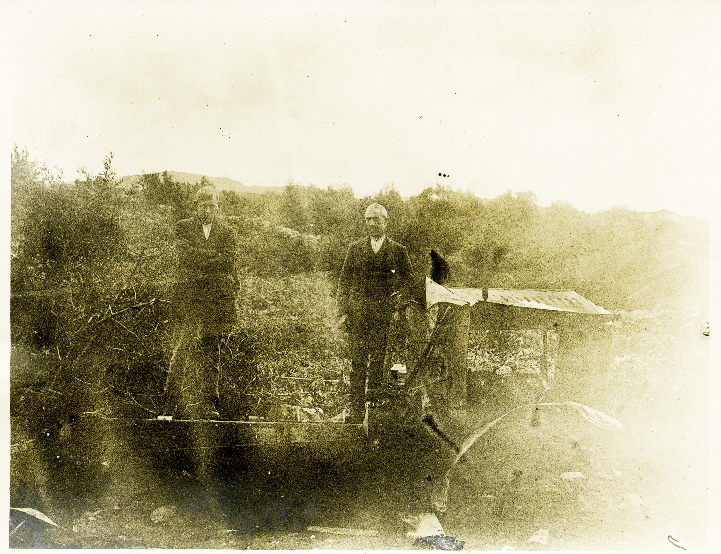 Motor lorry destroyed by the IRA, 1920-1921