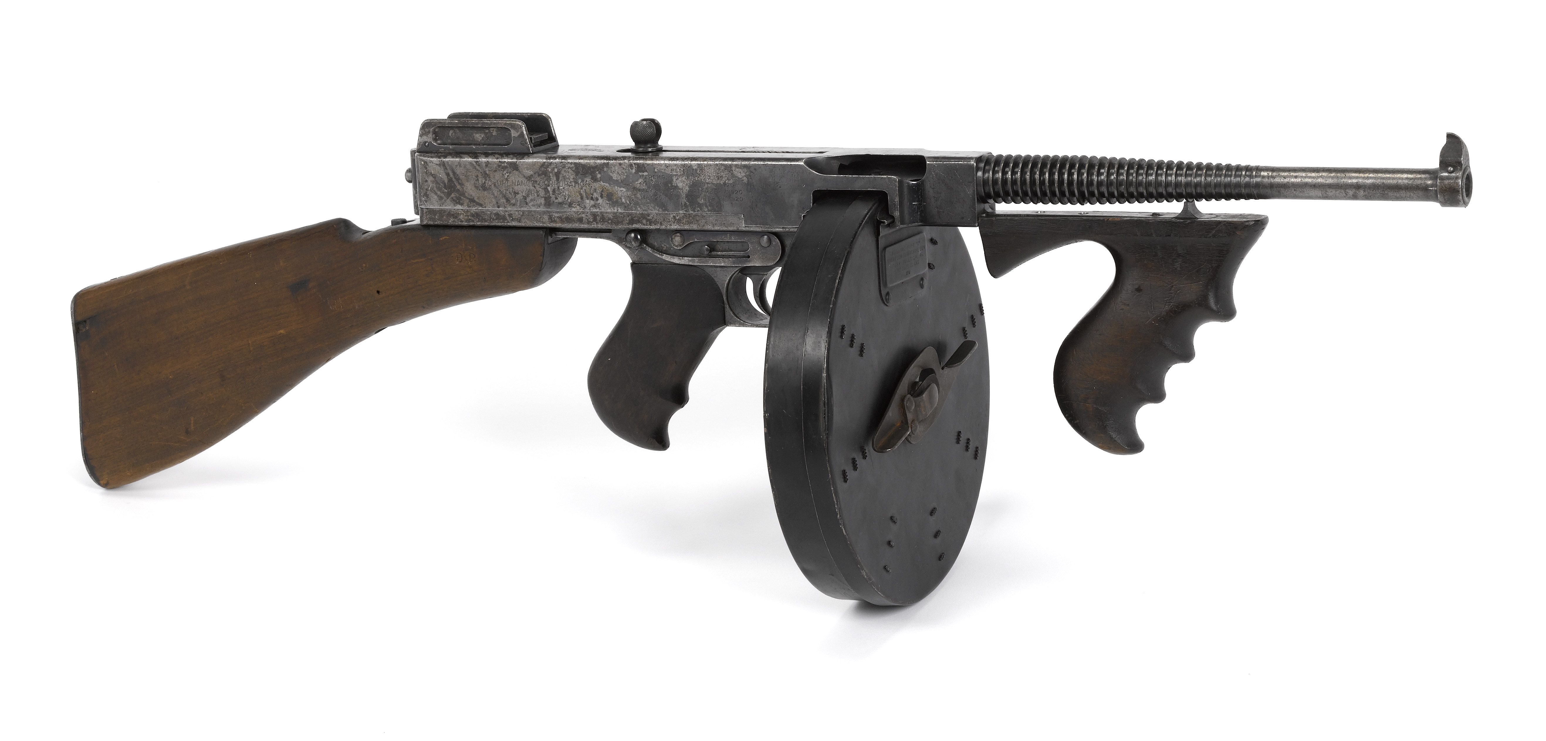 Thompson sub-machine gun, 1920 | National Museum of Ireland