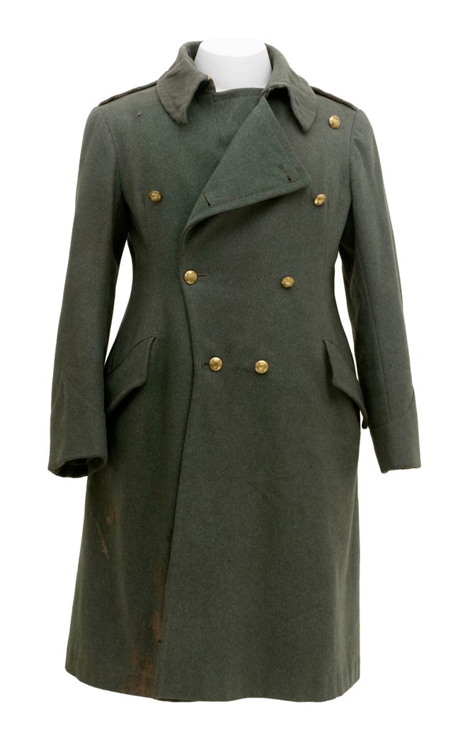Greatcoat worn by Michael Collins