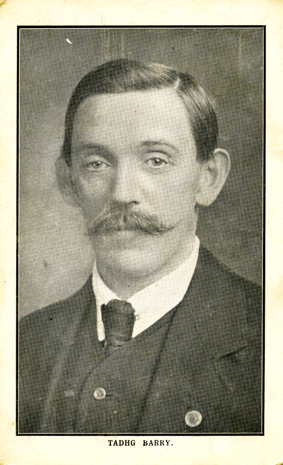 Tadhg Barry, killed at Ballykinlar Internment Camp, November 1921