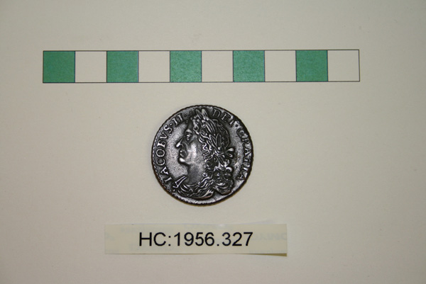 17th Century Gunmoney Half-Crown Coin