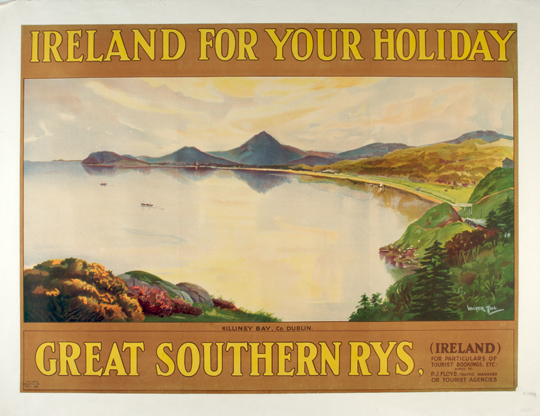 Ireland for Your Holiday. Killiney Bay. Co. Dublin. Great Southern Rys, (Ireland)