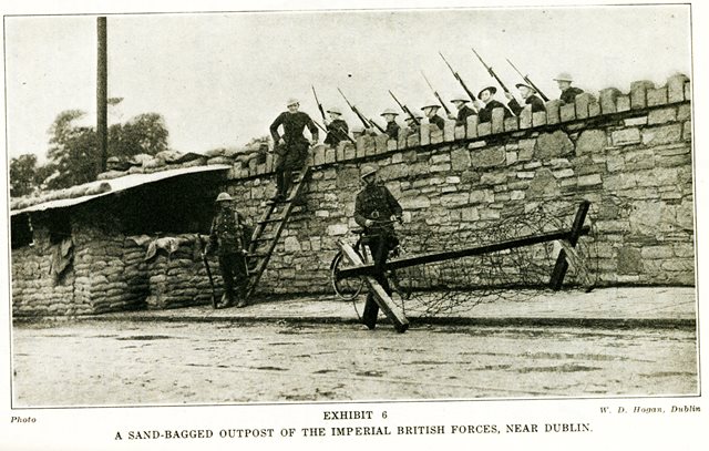 British forces outpost, Dublin, 1920