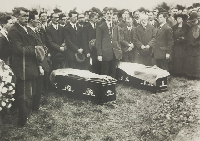Funeral of George Clancy and Michael O'Callaghan, Limerick, 1921