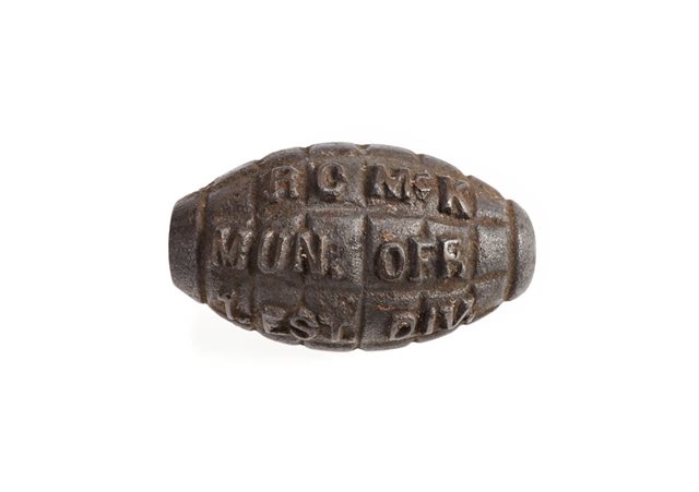 No. 9 IRA GHQ Pattern grenade, 1st Eastern Division, 1920-1921