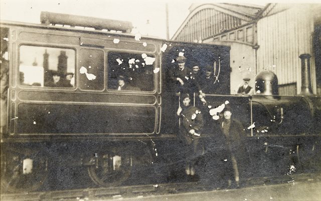 Black and Tans, Kingsbridge (Heuston) Station, 1921