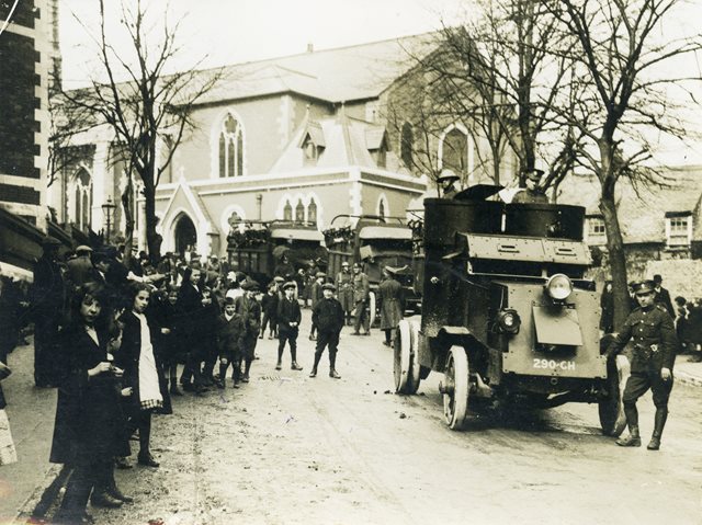 Funeral for men of 1st Battalion, Cork No. 1 Brigade, March 1921